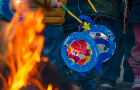 Laternenbasteln zu St. Martin