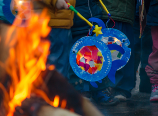 Laternenbasteln zu St. Martin