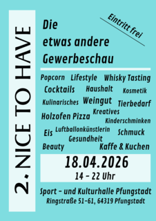 2. Nice to Have - die etwas andere Gewerbeschau