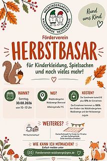 Herbstbasar für Kinderkleidung & Spielzeug