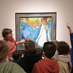 Schülertag in der Ausstellung „Chagall. Welt in Aufruhr“