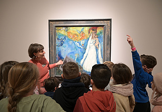 Schülertag in der Ausstellung „Chagall. Welt in Aufruhr“