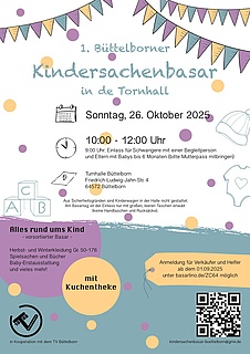1. Büttelborner Kindersachenbasar in der Tornhall