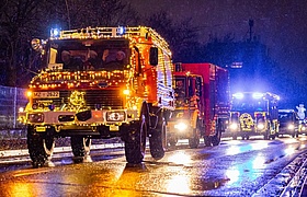2. Kostheimer Christmas-Fire-Truck-Parade