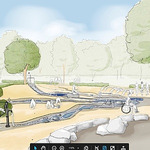 Wiesbaden freut sich auf neuen Wasserspielplatz in der Reisinger-Anlage