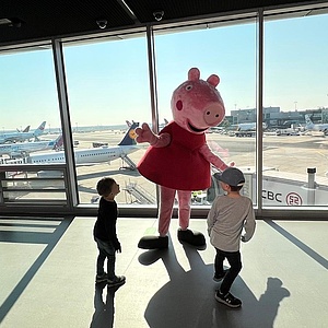 Frankfurter Flughafen feierte Frühlingserwachen