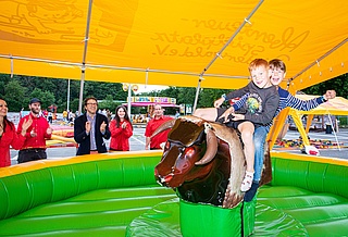 Spielaktion am Hessen-Center Frankfurt