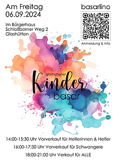 Glashüttener Kinderbasar