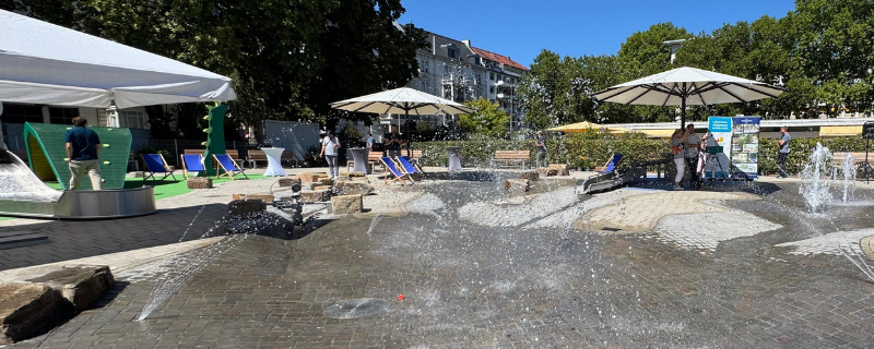 Wasserspielplatz Wiesbaden Reisinger-Anlagen