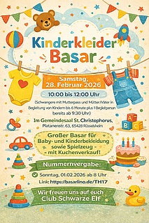 2. CSE Kinderkleider-Abgabebasar Rüsselsheim