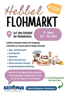 Großer Frühlingsflohmarkt der Hebbelschule Wiesbaden