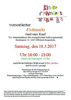 Vorsortierter Flohmarkt rund ums Kind