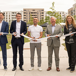 Neuer Park im Frankfurter Schönhof-Viertel eröffnet