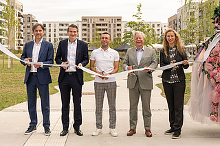 Neuer Park im Frankfurter Schönhof-Viertel eröffnet