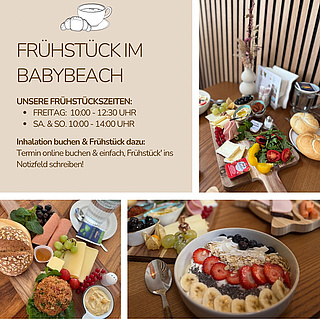 Frühstück im Babybeach