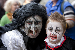 Frankenstein Halloween auf Burg Königstein für Kinder
