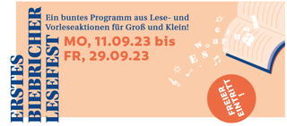 1. Biebricher Lesefest: Geschichten von Elmar