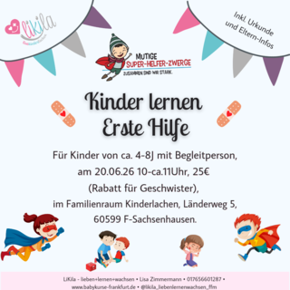 Kinder lernen Erste-Hilfe