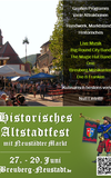 Historisches Altstadtfest mit Neustädter Markt