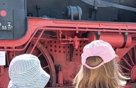 Kinderfest im historischen Bahnbetriebswerk Hanau