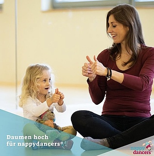 nappydancers®️Tanzkurs für Kinder im Alter von 1,5 bis 4 Jahren