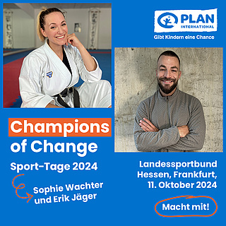 Champions of Change-Sport-Tage für Kinder von 8-12 Jahre