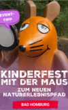 Kinderfest mit der Maus zum neuen NaturErlebnispfad
