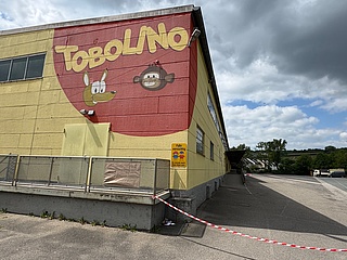 Brand im Mainzer Indoorspielplatz TOBOLINO