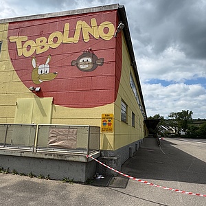 Brand im Mainzer Indoorspielplatz TOBOLINO