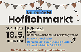 Hofflohmarkt Berliner Viertel in Rüsselsheim