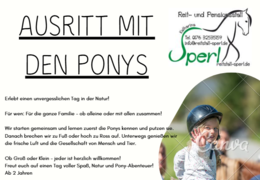 Ausritt mit den Ponys