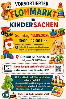 Vorsortierter Kinderflohmarkt