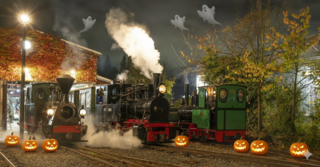 Gruseliger Lampionfahrtag im Feldbahnmuseum