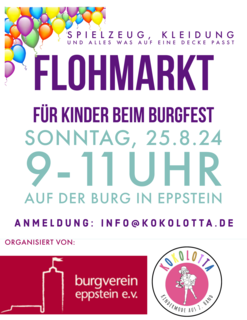 Kinderflohmarkt Burgfest Eppstein