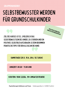 Selbstbewusster werden für Grundschulkinder