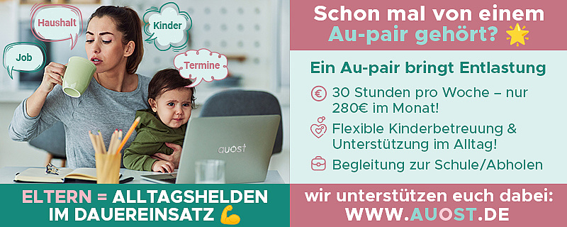 Auost: Au-Pair oder Gastfamilie finden