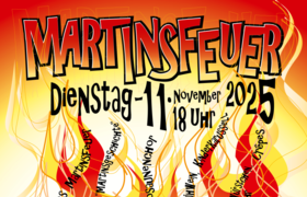 Großes Martinsfeuer im Günthersburgpark