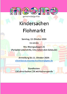 ABGESAGT: moomo Kindersachenflohmarkt