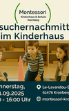Besuchernachmittag Montessori Kronberg Kinderhaus