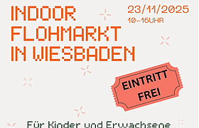 Indoor Erwachsenen und Kindersachenflohmarkt