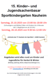 15. Kinder- und Jugendsachenbasar Sportkindergarten Nauheim