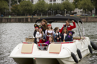 Kindergeburtstag in Frankfurt auf dem Wasser