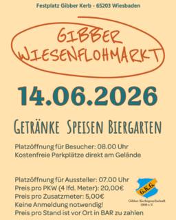 7. Gibber Wiesenflohmarkt