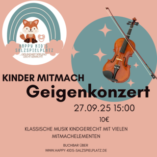 Mitmach Geigenkonzert für Kinder