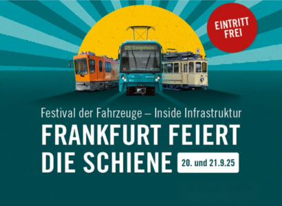 Frankfurt feiert die Schiene