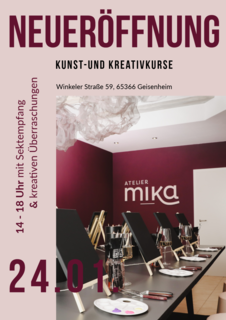 Neueröffnung Atelier Mika