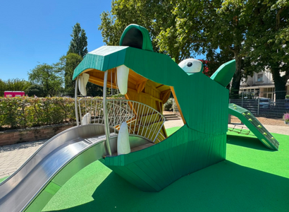 Neuer Wasserspielplatz