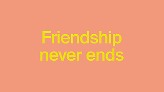 Friendship Never Ends