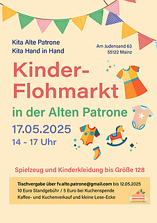 Kinder Flohmarkt Alte Patrone/Hand in Hand