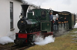 Feldbahndampf und Glühwein